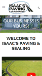 Mobile Screenshot of isaacspaving.com
